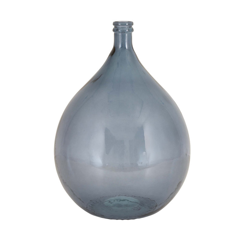 Laurel Foundry Modern Farmhouse Clear Glass Decorative Floor Vase